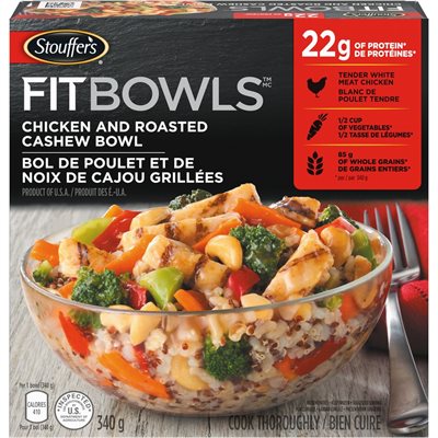 STFR FIT BOWLS CHICKEN CASHEW 340G