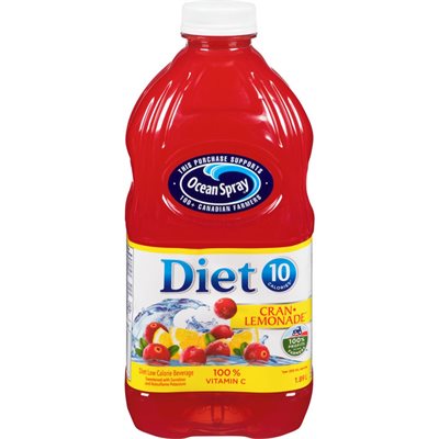 OCEAN SPRAY DIET CRAN LMNDE CK 1.89LT