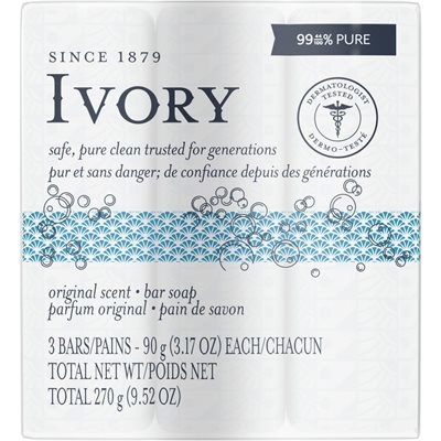 IVORY BAR ORIGINAL 3x90G