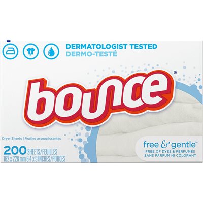 BOUNCE SHEETS FREE & GNTL 200EA