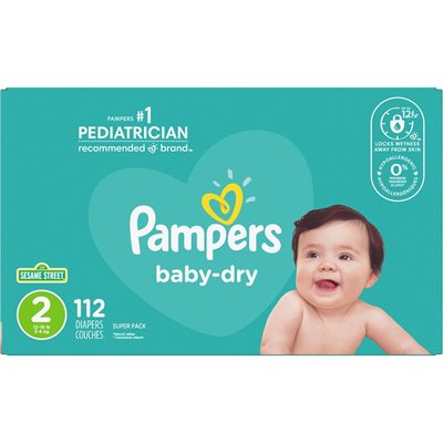 PAMPERS BABY DRY SBP SZ2 112EA