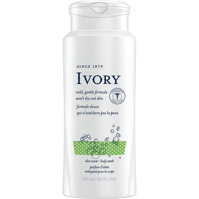 IVORY BODYWASH ALOE 621ML