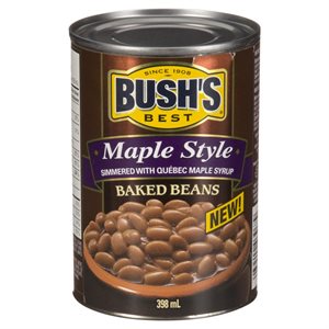 BUSH BEANS MAPLE 398.000ML