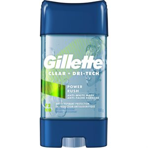 GILLETTE CLR GEL PWR RUSH 108G