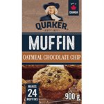 QUAKER MUFFIN MIX OATMEAL CHOC 900.000G