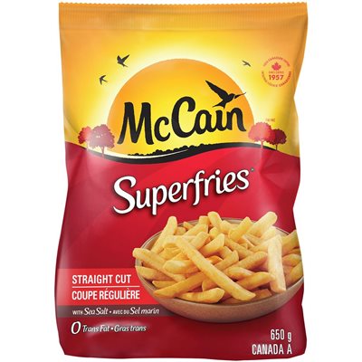 MCCAIN SF STRAIGHT CUT 650G