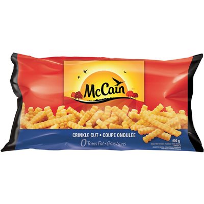 MCCAIN RB FRIES CRINKLE CUT 900G