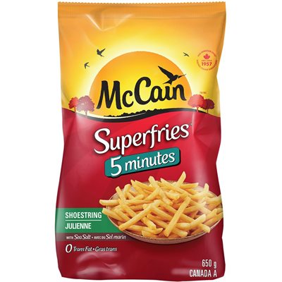 MCCAIN SUPERFRIES 5 MIN 650G