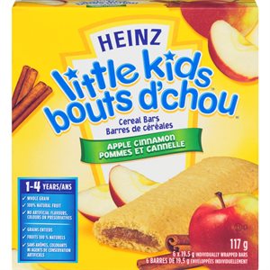 HEINZ LK APPLECIN CEREAL BARS 117G