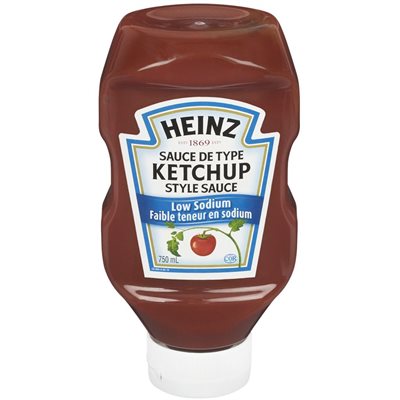HEINZ KETCHUP LOW SODIUM 750.000ML