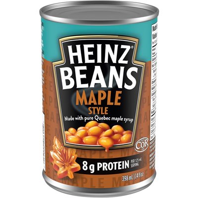 HEINZ BEANS MAPLE STYLE 398.000ML