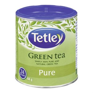 TETLEY PURE GREEN TEA 24EA