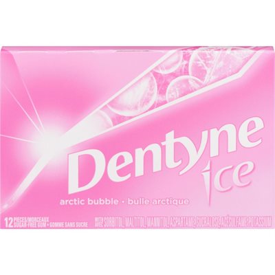 DENTYNE ICE ARCT BUBBLE 12EA