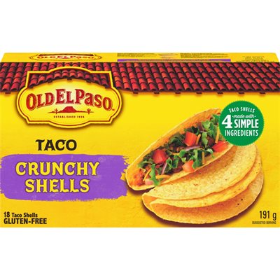 O E P TACO SHELLS 191G