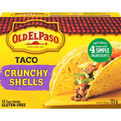 O E P TACO SHELLS 125G