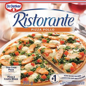 RISTORANTE PIZZA POLLO-CHICKEN 355.000G