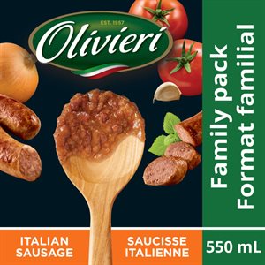 OLIVIERI ITALIAN SAUSAGE SAUC 550ML