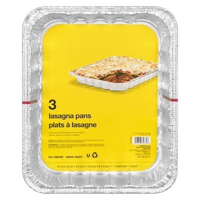 NN 3PC LASAGNA PAN 3.000EA
