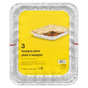 NN 3PC LASAGNA PAN 3.000EA