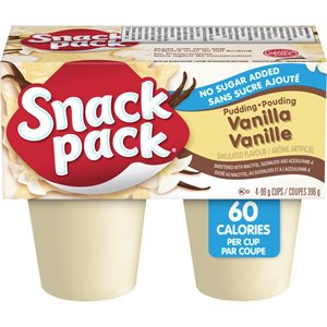 SNACKPACK PUDDING NSA VANILLA 99.000G