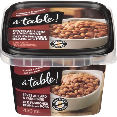 A TABLE OLD FSHND BEANS W PORK 450ML