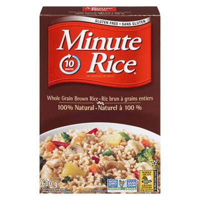 MINUTE RICE WHOLE GRAIN RICE 600.000G
