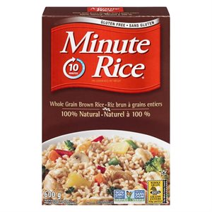 MINUTE RICE WHOLE GRAIN RICE 600.000G