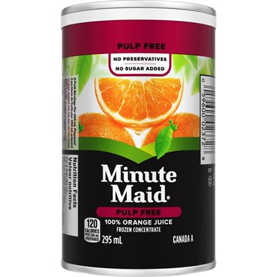 MM JUICE PULP FREE ORANGE 295ML