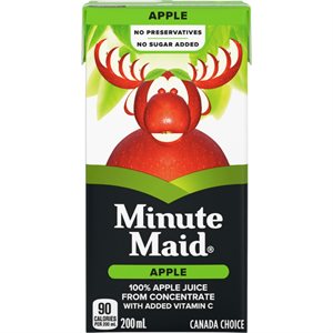 MINUTE MAID APPLE JUICE 100% 200ML