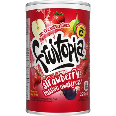 MM FRUITOPIA STRAWBERRY PASSIO 295ML