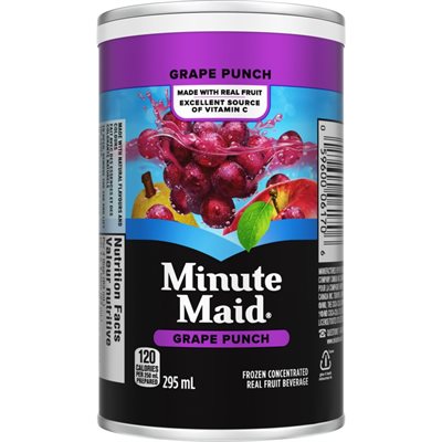 MINUTE MAID GRAPE PUNCH 295ML