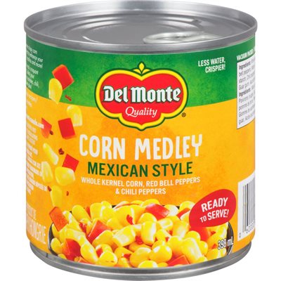 DEL MONTE CORN MEDLEY MEXICAN 398ML