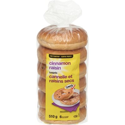 NN BAGEL CINN RAISIN 6PK 510.000G