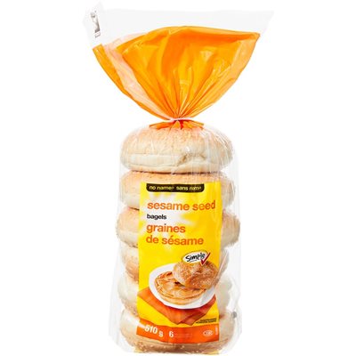 NN BAGEL SESAME 6PK 510G