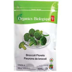 PC ORGANIC BROCCOLI FLORETS 500.000G