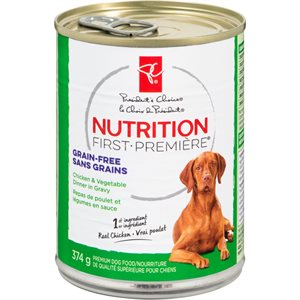 PC NUT FRST DOG FOOD CHICKEN 374G