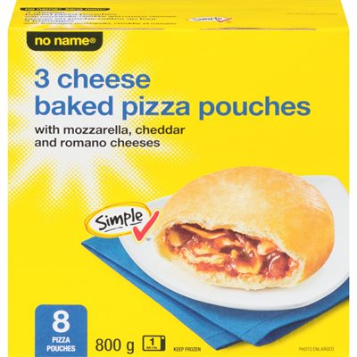 NN PIZZA POUCHES CHEESE 8PK 800G