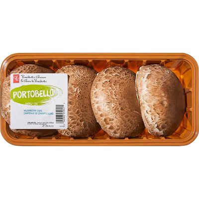 PC MUSHROOM PORTOBELLO CAP 4CT 210G