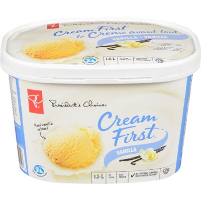 PC CREAM FIRST VAN ICE CREAM 1.5LT