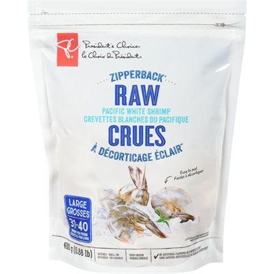 PC SHRIMP WHITE LARGE 31 / 40 ZB 400.000G