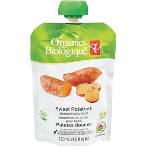 PCO BABY SWT POTATOES 6+MTHS 128ML