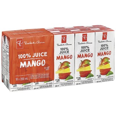 PC 100% MANGO JUICE 200ML