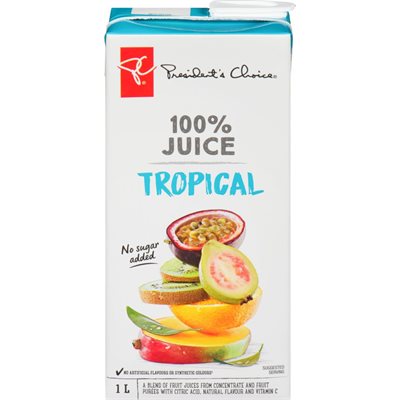 PC 100% TROPICAL BLEND JUICE 1LT