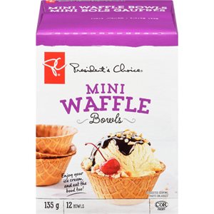 PC MINI WAFFLE BOWLS 135.000G