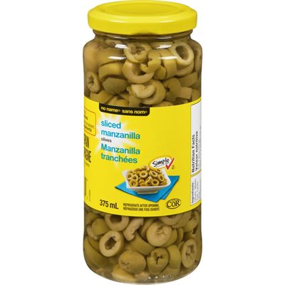 NN OLIVES MANZ SLICED 375.000ML