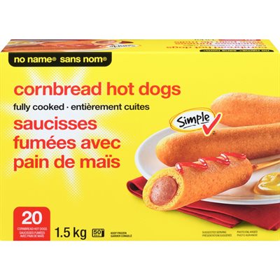 NN 20 CORNBREAD HOT DOGS 1.5KG