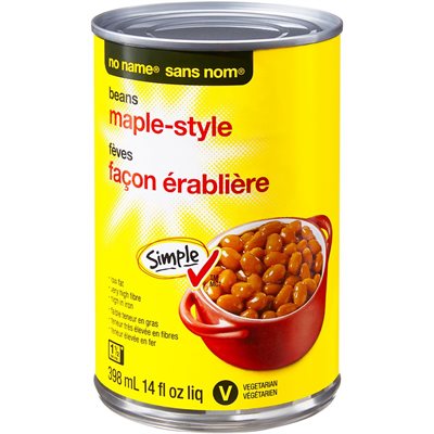 NN BEANS MAPLE-STYLE 398.000ML
