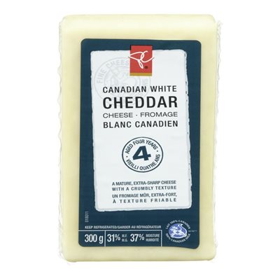 PC 4 YR OLD WHT CHEDDAR CHEESE 300EA