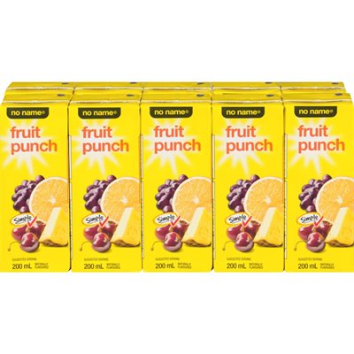 NN DRINK, FRUIT PUNCH 10x200ML