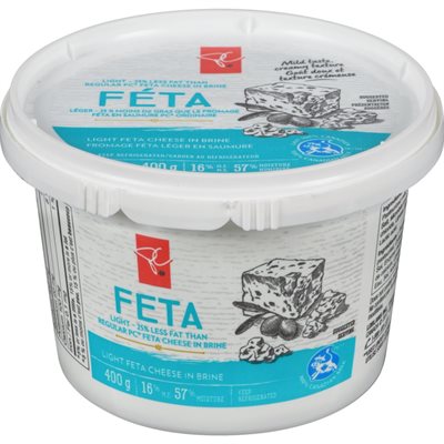 PC LIGHT FETA IN BRINE 400G